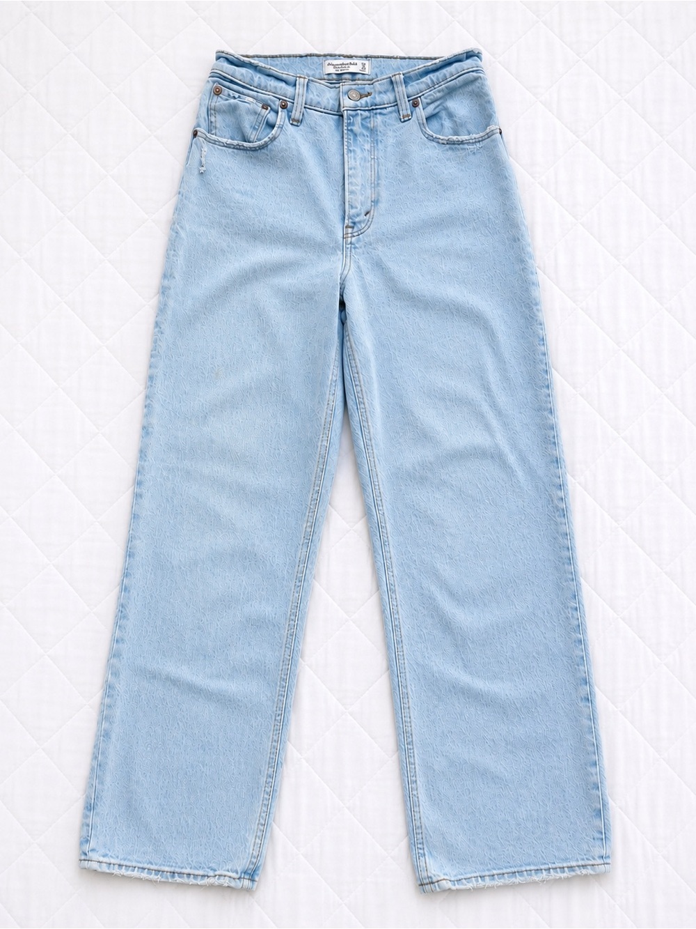 Abercrombie 90s Straight Ultra High Rise Carpenter Jeans 27 Short